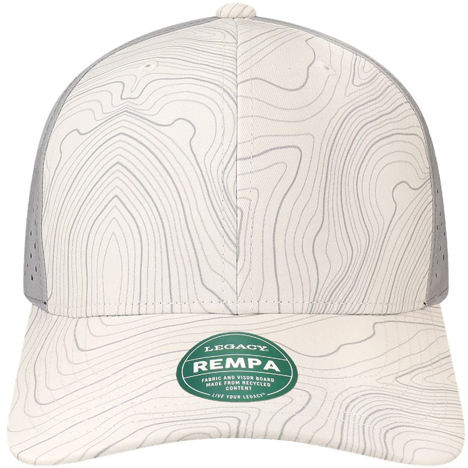 White Grey Topo